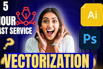 vectorize, redraw, trace, recreate your logo or image