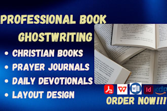 ghostwrite design format christian ebook daily devotion prayer journal KDP