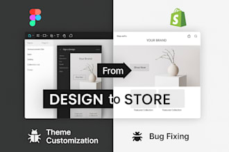 convert figma to custom shopify theme with responsive design