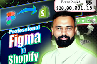 convert figma to shopify theme with mobile first responsive design