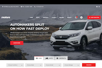 car detailing website, car was website, auto detailing website, car dealership