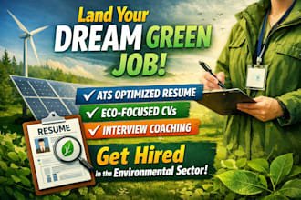 write esg analyst, environmental scientist, sustainability, ehs resume