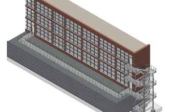 create 3d model and full shop drawing for stairs steel