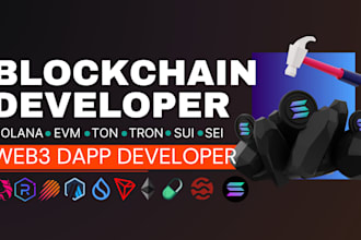 web3 dapp blockchain developer solana presale token staking smart contract evm