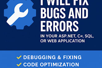 fix bugs and optimize your aspnet or c sharp web application