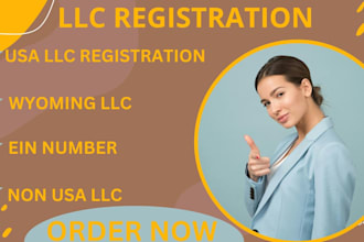 register your US llc as a non resident ein number wyoming llc and bank setup