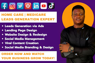 generate home care leads, elderly care, medicare leads, senior home care website