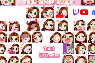 create custom twitch, discord emotes and stickers, kick emotes in 24 hours