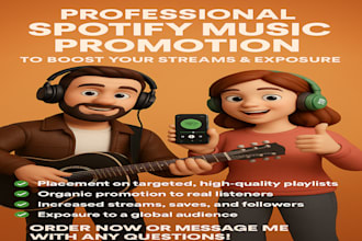 professional spotify music promotion to boost your streams and exposure
