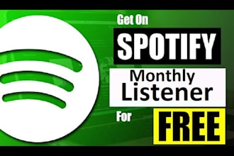 grow spotify monthly listeners and do organic spotify promotion