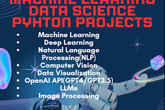do machine learning, data science, nlp and python projects