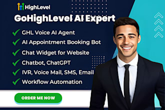 setup ai voice agent, gohighlevel ivr, ai voice ivr bot, retell vapi ai make n8n