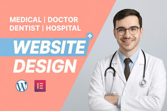 create top medical, doctor,dentist, plastic surgery  med spa website with SEO