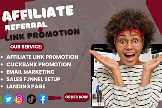 promote affiliate marketing, clickbank affiliate link promotion referral link