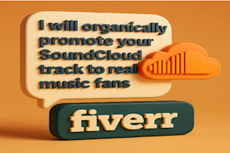 organically promote your soundcloud track to real music fans