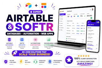 be your airtable, airtable automation, database, interface, softr webapp expert