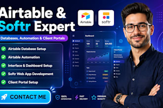 be your airtable, airtable automation, database, interface, softr webapp expert