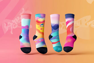create a unique socks design for you