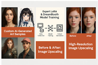 create custom ai art and train lora or sdxl face models
