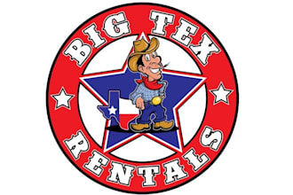 design corporate big tex rentals logo