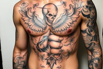 custom drawing your traditional or old school tattoo design