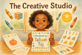 design fun educational worksheets for kids ages 3 to 10 in english