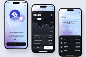 develop crypto wallet app, wallet app, fintech app