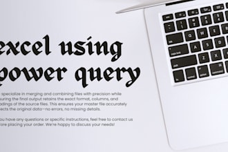 combine and automate excel or csv, text files using power query