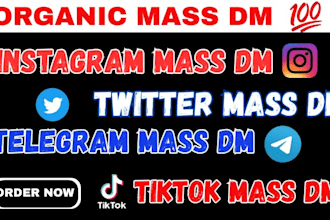 do instagram mass dm, facebook mass dm, telegram mass dm, twitter x marketing
