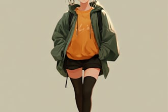 create a quality anime portrait or avatar for you