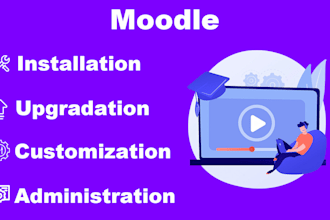 install upgrade migrate and customize moodle lms