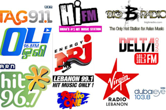 do a unique music announcement and airplay on asian radio