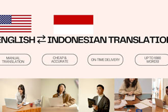 translate english to indonesian and vice versa manually
