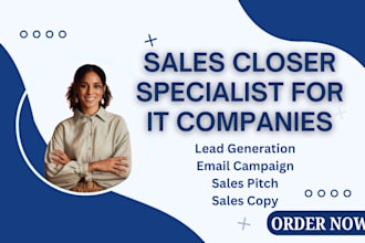 sales closer expert high ticket IT result driving leads for your IT company