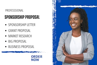 design professional sponsorship proposal, business proposal, sponsorship letter