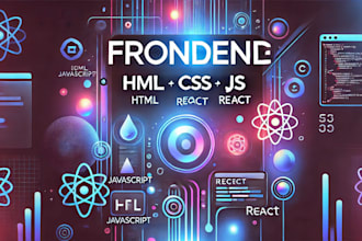 develop modern frontend with react, tailwind, and typescript