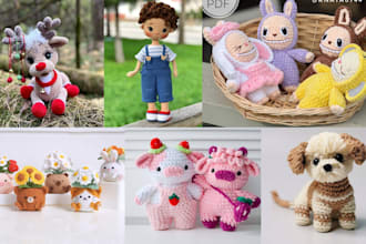 do quality written crochet patterns and chart for your etsy shop ebay amigurumi