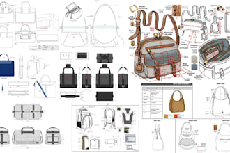 do bag design, bag tech pack, handbag, backpack design, tote bag design