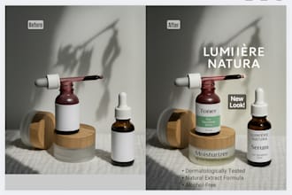 create aesthetic product mockups for you