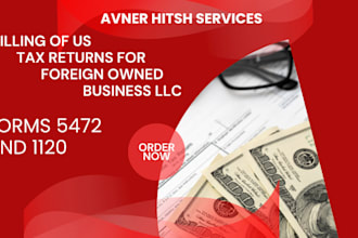fill forms 5472 and 1120 for foreign owned US llc