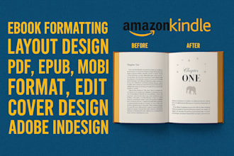 do book formatting ebook layout typesetting for kindle kdp paperback ingramspark