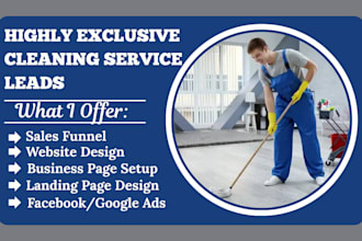 generate quality commercial cleaning leads residential cleaning leads via fb ads