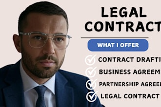 write UK legal contract, business and partnership agreements, contract drafting