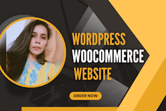 build ecommerce website using woocommerce wordpress
