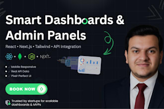 build a responsive admin panel or dashboard with react and tailwind