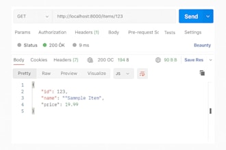 create one simple rest API endpoint using python fastapi
