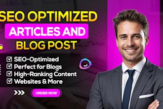 write SEO optimized articles and blog post using jasper ai