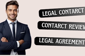 draft legal document, legal contract, legal research, contract review