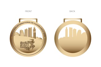 design eye catching 2d medals for your events or awards