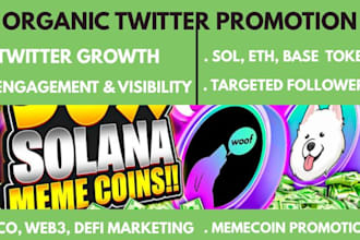 massive token pump hit 50m mcap, growth crypto x, web3, defi, twitter promotion
